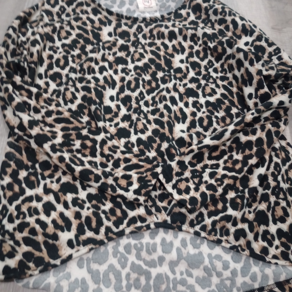 Leopard Print Women's Top